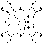 structure of CAS# 19333-15-4, Silicon dihydroxyl phthalocyanine;Dihydroxy[29H,31H-phthalocyaninato(2-)-kN29,kN30,kN31,kN32]-silicon