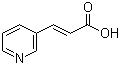 结构式 CAS# 19337-97-4, 3-(3-吡啶基)丙烯酸