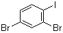structure of CAS# 19393-94-3, 2,4-Dibromo-1-iodobenzene