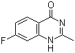 结构式 CAS# 194473-03-5, 7-氟-2-甲基-3H-喹唑啉-4-酮