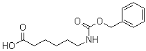 structure of CAS# 1947-00-8, 6-(Benzyloxycarbonylamino)caproic acid;NSC 92812; VIB 197; 6-(N-Benzyloxycarbonylamino)hexanoic acid