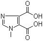 结构式 CAS# 19485-38-2, 1-甲基咪唑-4,5-二甲酸