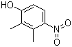structure of CAS# 19499-93-5, 4-Nitro-2,3-dimethylphenol;2,3-Dimethyl-4-nitrophenol
