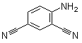 structure of CAS# 19619-22-8, 4-Amino-1,3-benzenedicarbonitrile;2,4-Dicyanoaniline; 4-Aminoisophthalonitrile