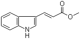 structure of CAS# 19626-92-7, Indole-3-acrylic acid methyl ester