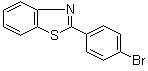 结构式 CAS# 19654-19-4, 2-(4-溴苯基)苯并噻唑