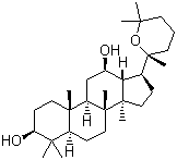结构式 CAS# 19666-76-3, 人参二醇