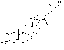 (25R)-Inokosterone molecular structure (CAS 19682-38-3)