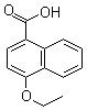 structure of CAS# 19692-24-1, 4-Ethoxy-1-naphthalenecarboxylic acid