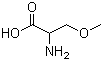 结构式 CAS# 19794-53-7, O-甲基-DL-丝氨酸