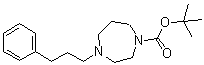 结构式 CAS# 198895-74-8, 六氢-4-(3-苯基丙基)-1H-1,4-二氮杂卓-1-羧酸叔丁酯