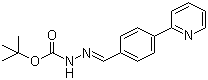 structure of CAS# 198904-84-6, tert-Butyl [[4-(2-pyridinyl)phenyl]methylene]hydrazinecarboxylate;[[4-(2-pyridinyl)phenyl]methylene]hydrazinecarboxylic acid 1,1-dimethylethyl ester