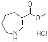 structure of CAS# 198959-48-7, Hexahydro-1H-azepine-3-carboxylic acid methyl ester hydrochloride