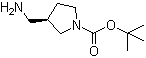 结构式 CAS# 199175-10-5, (S)-1-Boc-3-氨甲基吡咯烷; (S)-1-叔丁氧羰基-3-氨甲基吡咯烷