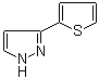 structure of CAS# 19933-24-5, 3-(2-Thienyl)pyrazole;3-Thiophen-2-yl-1H-pyrazole; 3-Thien-2-yl-1H-pyrazole