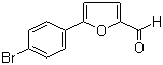 structure of CAS# 20005-42-9, 5-(4-Bromophenyl)furfural;5-(4-Bromophenyl)-2-furancarboxaldehyde