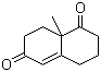 9-Methyl-5(10)-octaline-1,6-dione molecular structure (CAS 20007-72-1)
