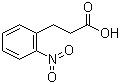 结构式 CAS# 2001-32-3, 3-(2-硝基苯基)丙酸