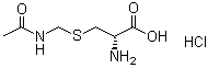 structure of CAS# 200352-41-6, S-[(Acetylamino)methyl]-D-cysteine monohydrochloride
