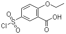 5-Chlorosulfonyl-2-ethoxybenzoic acid molecular structure (CAS 200575-16-2)