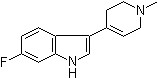 structure of CAS# 200714-10-9, 6-Fluoro-3-(1,2,3,6-tetrahydro-1-methyl-4-pyridinyl)-1H-indole