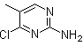 结构式 CAS# 20090-58-8, 4-氯-2-氨基-5-甲基嘧啶