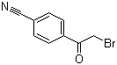 结构式 CAS# 20099-89-2, 2-溴-4'-氰基苯乙酮