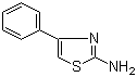 结构式 CAS# 2010-06-2, 2-氨基-4-苯基噻唑