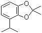 结构式 CAS# 201166-22-5, 2,2-二甲基-4-异丙基-1,3-苯并二恶茂