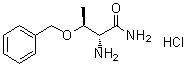 结构式 CAS# 201275-09-4, (2R,3S)-2-氨基-3-(苯基甲氧基)丁酰胺单盐酸盐