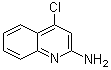 structure of CAS# 20151-42-2, 4-Chloro-2-quinolinamine;2-Amino-4-chloroquinoline; 4-Chloroquinolin-2-ylamine