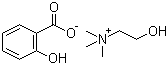Choline salicylate molecular structure (CAS 2016-36-6)