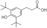 结构式 CAS# 20170-32-5, 3-(3,5-二叔丁基-4-羟基苯基)丙酸