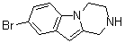 8-溴-1,2,3,4-四氢吡嗪并[1,2-a]吲哚分子结构 (CAS 201809-32-7)
