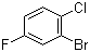 structure of CAS# 201849-15-2, 2-Bromo-1-chloro-4-fluorobenzene;1-Bromo-2-chloro-5-fluorobenzene; 2-Chloro-5-fluorobromobenzene
