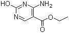 结构式 CAS# 20187-46-6, 4-氨基-2-羟基嘧啶-5-甲酸乙酯