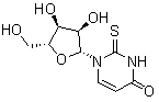structure of CAS# 20235-78-3, 2-Thiouridine;1-beta-D-Ribofuranosyl-2-thiouracil