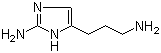 结构式 CAS# 202391-71-7, 5-(3-氨基丙基)-1H-咪唑-2-胺