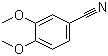 structure of CAS# 2024-83-1, Veratronitrile;3,4-Dimethoxybenzonitrile