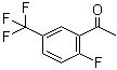 结构式 CAS# 202664-53-7, 1-(2-氟-5-三氟甲基苯基)乙酮