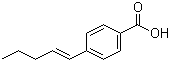 structure of CAS# 202798-06-9, 4-Pent-1-enylbenzoic acid