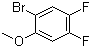 structure of CAS# 202865-58-5, 2-Bromo-4,5-difluoroanisole