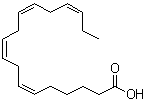 structure of CAS# 20290-75-9, all-cis-6,9,12,15-Octadecatetraenoic acid;6Z,9Z,12Z,15Z-Octadecatetraenoic acid; Moroctic acid; Stearidonic acid