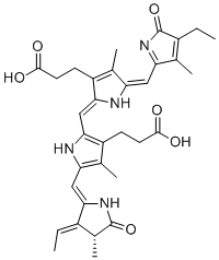 结构式 CAS# 20298-86-6, 藻胆素