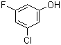 结构式 CAS# 202982-70-5, 3-氯-5-氟苯酚