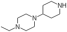 结构式 CAS# 202991-77-3, 1-乙基-4-哌啶-4-基哌嗪