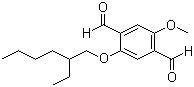 structure of CAS# 203251-22-3, 2-Methoxy-5-(2'-ethylhexyloxy)terephthalaldehyde