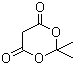 structure of CAS# 2033-24-1, 2,2-Dimethyl-1,3-dioxane-4,6-dione;Malonic acid cyclic isopropylidene ester; Meldrum's acid