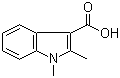 结构式 CAS# 20357-15-7, 1,2-二甲基吲哚-3-甲酸
