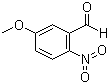 5-甲氧基-2-硝基苯甲醛分子结构 (CAS 20357-24-8)